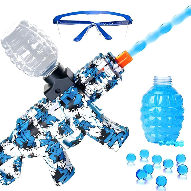Lanzador de Bolitas de Gel - León (Azul con Blanco) [10 COMPRAS PREMIADAS CON UN IPHONE]