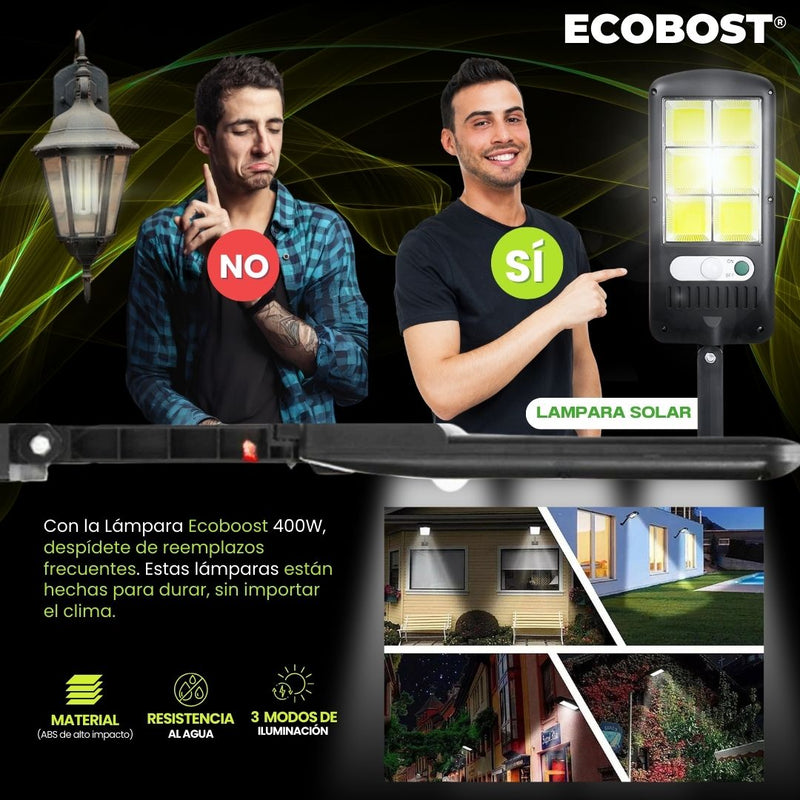 LAMPARA ECOBOST® 400W 🍃 ANTICÍPATE AL APAGÓN - Mr Utilidades